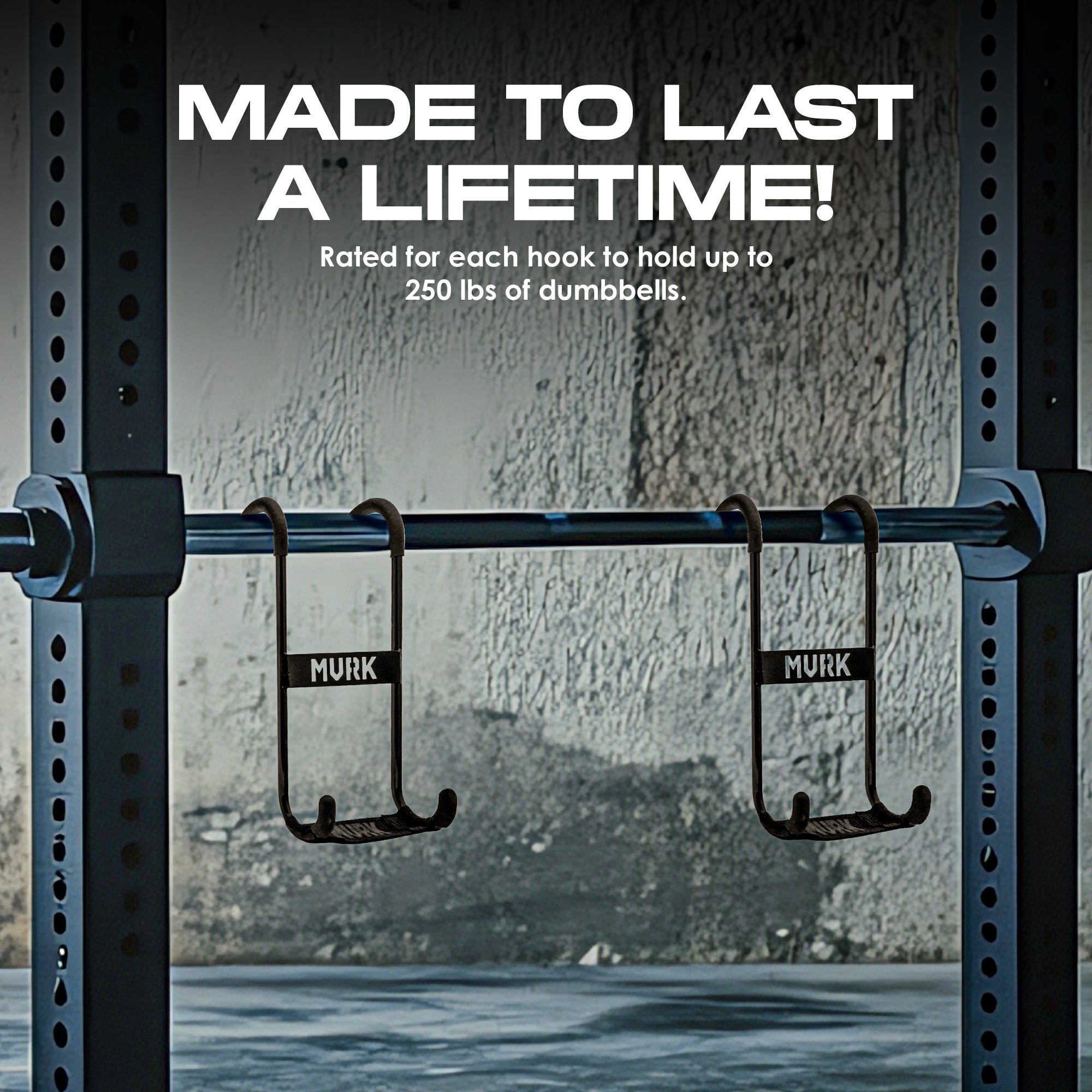 MVRK Dumbbell Spotter Hooks Hanger